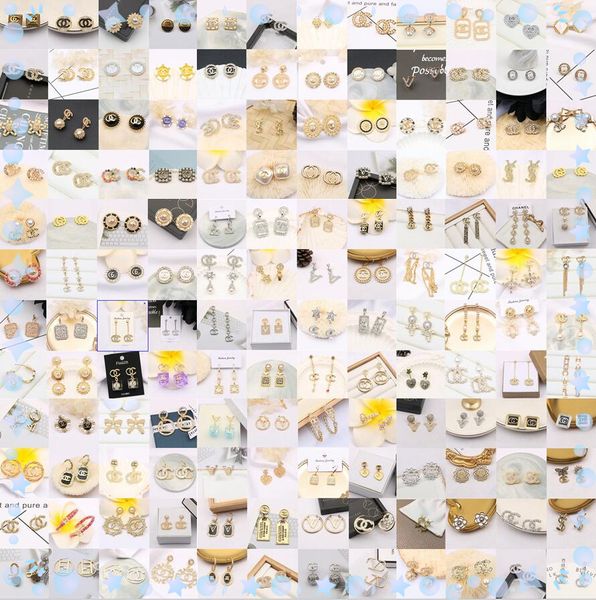 gold plated sier brand design letters stud geometric classics women crystal rhinestone pearl earring wedding party jewerlry 500style, Golden;silver
gold plated sier brand design letters stud geometric classics women crystal rhinestone pearl earring wedding party jewerlry 500style, Golden;silver