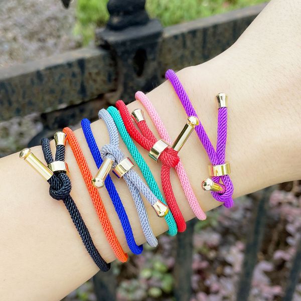 designer luxury 24cm red thread rope couple bracelet gold copper milan adjustable thread twine bracelet bangle for men women diy jewelry mak, Golden;silver 
designer luxury 24cm red thread rope couple bracelet gold copper milan adjustable thread twine bracelet bangle for men women diy jewelry mak, Golden;silver