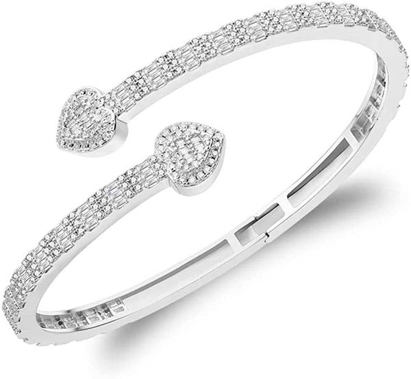 master of bling sterling silver vvs certified baguette moissanite diamond 3.30 ctw heart cluster bangle bracelet
master of bling sterling silver vvs certified baguette moissanite diamond 3.30 ctw heart cluster bangle bracelet