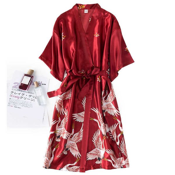 pajamas body warmer female summer women ice silk nightgown medium sleeve large bathrobe simulated bride morning gown, Black;red
pajamas body warmer female summer women ice silk nightgown medium sleeve large bathrobe simulated bride morning gown, Black;red