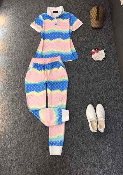 polo tracksuit set two piece pants color matching striped jacquard short sleeve pullover t-shirt stitching thread edge at trouser leg womens, White
polo tracksuit set two piece pants color matching striped jacquard short sleeve pullover t-shirt stitching thread edge at trouser leg womens, White