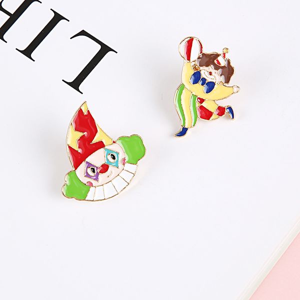 cartoon lovely acrobatic clown brooches for women amercia figure enamel badges gold plated zinc alloy pin small accessories jewelry, Gray
cartoon lovely acrobatic clown brooches for women amercia figure enamel badges gold plated zinc alloy pin small accessories jewelry, Gray
