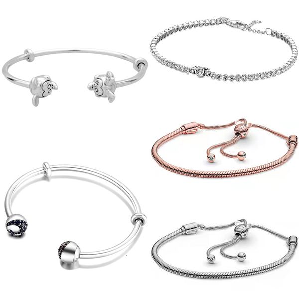 charm bracelets original 925 sterling silver mouse sliding clasp adjust bracelet ball cap open bangle for europe bead diy jewelry 230216, Golden;silver
charm bracelets original 925 sterling silver mouse sliding clasp adjust bracelet ball cap open bangle for europe bead diy jewelry 230216, Golden;silver