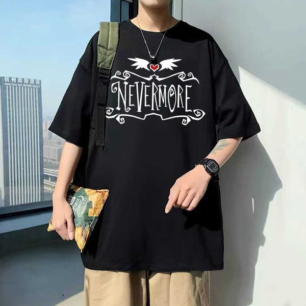 men's t-shirts wednesday addams nevermore academy t shirt summer men women oversized fashion tshirt short sleeve 100 cotton tees male j, White;black
men's t-shirts wednesday addams nevermore academy t shirt summer men women oversized fashion tshirt short sleeve 100 cotton tees male j, White;black