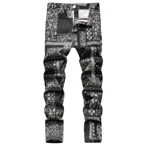 men's jeans men paisley bandanna printed fashion 3d digital painted stretch denim pants slim straight black trousers 230216, Blue
men's jeans men paisley bandanna printed fashion 3d digital painted stretch denim pants slim straight black trousers 230216, Blue