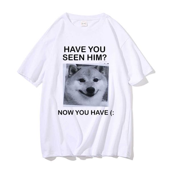 men's t-shirts have you seen him now you have tshirt shiba inu graphic printed tshirts funny men women fashion oversized tees t shirt j, White;black
men's t-shirts have you seen him now you have tshirt shiba inu graphic printed tshirts funny men women fashion oversized tees t shirt j, White;black