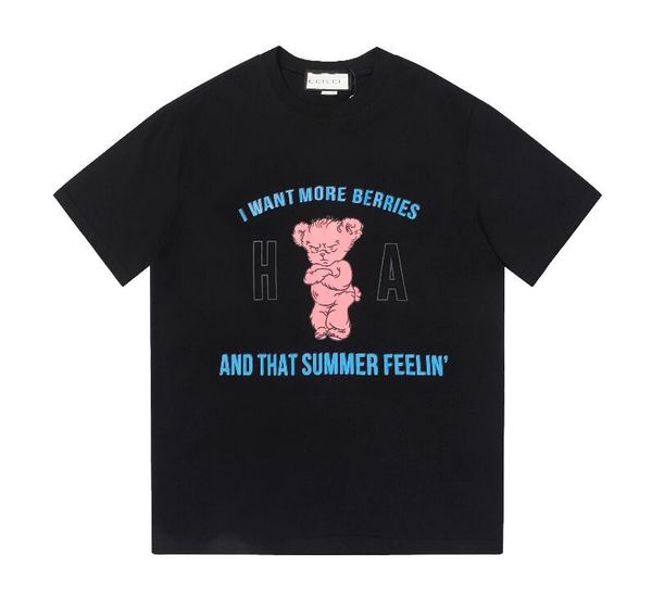 ha bear print designer t shirt summer short sleeve men women tshirt tee mens clothes, White;black
ha bear print designer t shirt summer short sleeve men women tshirt tee mens clothes, White;black