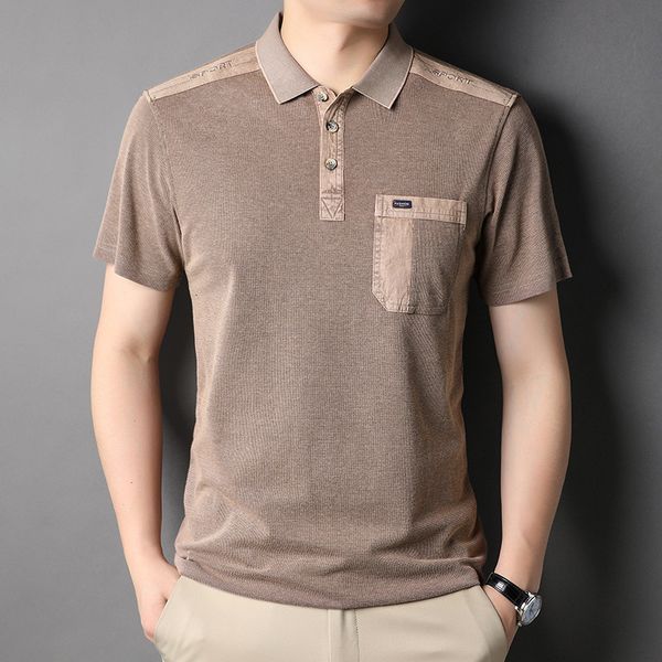 men's polos mlshp cotton summer mens polo shirts luxury short sleeve solid color casual thin male fashion loose embroidery man tees 23, White;black
men's polos mlshp cotton summer mens polo shirts luxury short sleeve solid color casual thin male fashion loose embroidery man tees 23, White;black