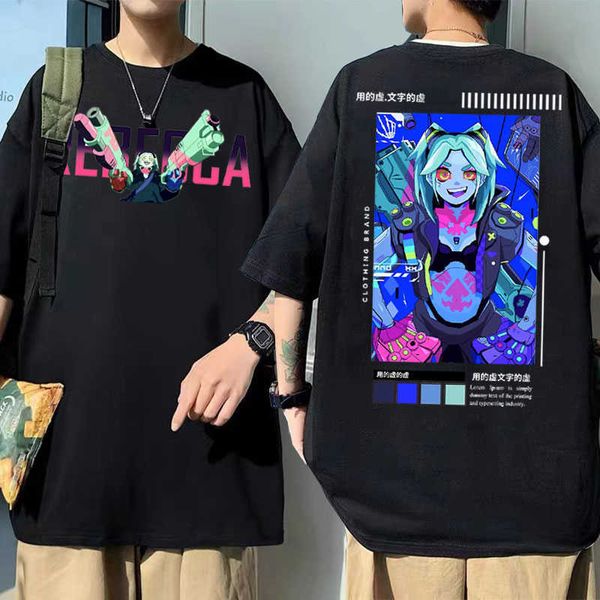 men's t-shirts cyberpunk edgerunners rebecca aesthetic graphic tshirt man cool fashion punk streetwear men women the locomotive style t, White;black
men's t-shirts cyberpunk edgerunners rebecca aesthetic graphic tshirt man cool fashion punk streetwear men women the locomotive style t, White;black