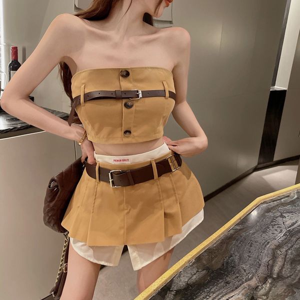 two piece dress girl 2pc matching suits summer fashion slash neck crop tube patchwork belted mini skirt sets chic 2 outfits 230216, White
two piece dress girl 2pc matching suits summer fashion slash neck crop tube patchwork belted mini skirt sets chic 2 outfits 230216, White