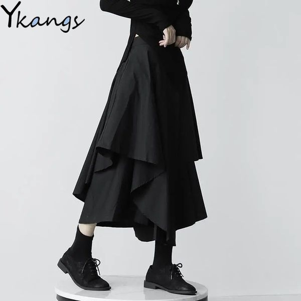 skirts japanese gothic irregular high-waist pleated skirt women black harajuku punk cargo skirt summer vintage clothing long saia 230217
skirts japanese gothic irregular high-waist pleated skirt women black harajuku punk cargo skirt summer vintage clothing long saia 230217