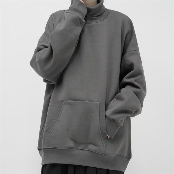 men's tracksuits high neck pullover long sleeve sweater spring and autumn fashion trend large size simple loose casual coat 230217, Gray
men's tracksuits high neck pullover long sleeve sweater spring and autumn fashion trend large size simple loose casual coat 230217, Gray
