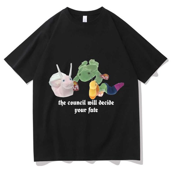 men's t-shirts funny cute the counil will decide your fate print tshirt summer men women comfortable tees shrinkproof cotton t shirts j, White;black
men's t-shirts funny cute the counil will decide your fate print tshirt summer men women comfortable tees shrinkproof cotton t shirts j, White;black