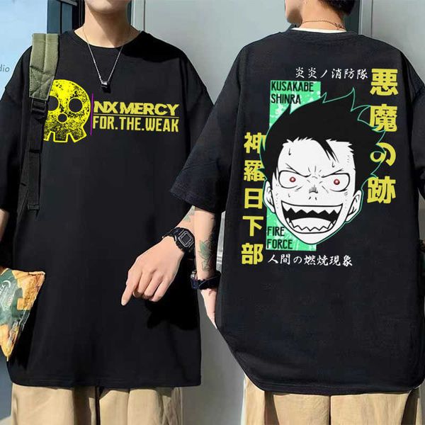 men's t-shirts anime fire force shinra kusakabe graphic tee shirt male short sleeve manga black tshirts men women fashion tshirt j23021, White;black
men's t-shirts anime fire force shinra kusakabe graphic tee shirt male short sleeve manga black tshirts men women fashion tshirt j23021, White;black