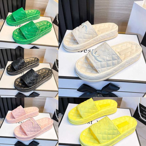designer women sandals pu leather casual shoes womens slides quilted plaid double embroidered c platform summer beach slipper size 36-40, Black
designer women sandals pu leather casual shoes womens slides quilted plaid double embroidered c platform summer beach slipper size 36-40, Black