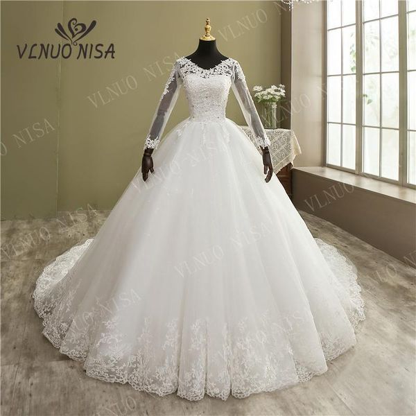 party dresses fashion elegant lace embroidery long sleeve wedding dress with train real image gown v neck beautiful plus size vestido de noi, White;black
party dresses fashion elegant lace embroidery long sleeve wedding dress with train real image gown v neck beautiful plus size vestido de noi, White;black