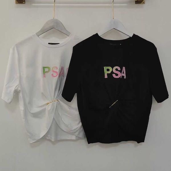 23ss brand t-shirt popular slim fit short t-shirt korean fashion spring and autumn versatile embroidery white temperament women's wear
23ss brand t-shirt popular slim fit short t-shirt korean fashion spring and autumn versatile embroidery white temperament women's wear