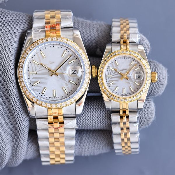 luxury designer couple watch automatic 36mm28mm dial 904l stainless steel fashion classic style luminous sapphire log series 2023, Slivery;brown
luxury designer couple watch automatic 36mm28mm dial 904l stainless steel fashion classic style luminous sapphire log series 2023, Slivery;brown