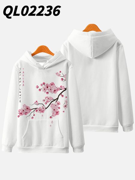 men's tracksuits autumn est fashion men women japanese sakura floral printed long sleeve hoodie pullover sweater casual streewear sweat, Gray
men's tracksuits autumn est fashion men women japanese sakura floral printed long sleeve hoodie pullover sweater casual streewear sweat, Gray