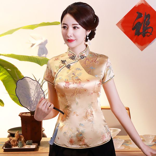 women's blouses shirts oversize 3xl 4xl women satin shirt summer vintage chinese style blouse dragon female wedding clothing traditiona, White
women's blouses shirts oversize 3xl 4xl women satin shirt summer vintage chinese style blouse dragon female wedding clothing traditiona, White