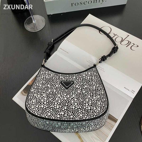 2022 luxury half moon underarm bag summer new high-quality pu leather women's designer handbag diamond shoulder messenger bag
2022 luxury half moon underarm bag summer new high-quality pu leather women's designer handbag diamond shoulder messenger bag