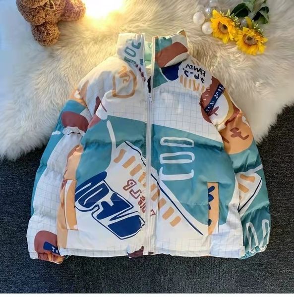 men s jackets both sides wear graffiti men s winter couple chic jacket bread cotton clothes brand trend ins korean version 230217, Black;brown
men s jackets both sides wear graffiti men s winter couple chic jacket bread cotton clothes brand trend ins korean version 230217, Black;brown