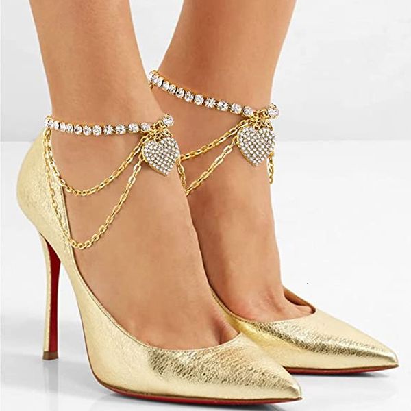 anklets stonefans boho multi layer chain heart anklet pendant jewelry fashion high heel ankle leg bracelet crystal jewellery 230216, Red;blue
anklets stonefans boho multi layer chain heart anklet pendant jewelry fashion high heel ankle leg bracelet crystal jewellery 230216, Red;blue
