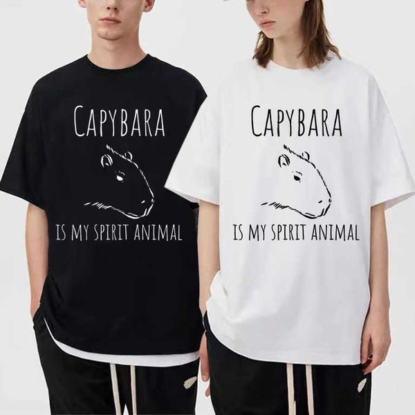 men's t-shirts capybara is my spirit animal capybaras lover print tshirt men's summer men women fashion oversized funny t shirts, White;black
men's t-shirts capybara is my spirit animal capybaras lover print tshirt men's summer men women fashion oversized funny t shirts, White;black