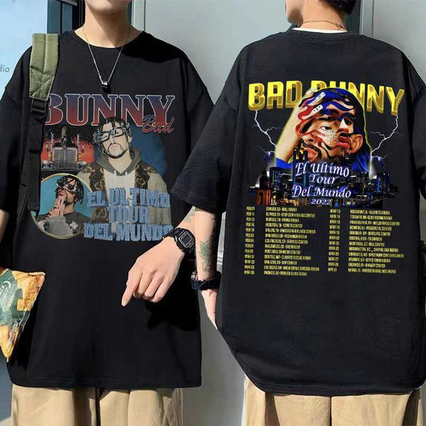 men's t-shirts bad bunny el ultimo tour del mundo 2022 tshirt short sleeve mens oversized loose men women cotton tshirts hiphop t shir, White;black
men's t-shirts bad bunny el ultimo tour del mundo 2022 tshirt short sleeve mens oversized loose men women cotton tshirts hiphop t shir, White;black