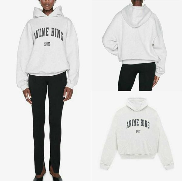 anine bing women designer hoodie sport classic hooded print fleece sweatshirt grey fashion hoodies pullover6, Black
anine bing women designer hoodie sport classic hooded print fleece sweatshirt grey fashion hoodies pullover6, Black
