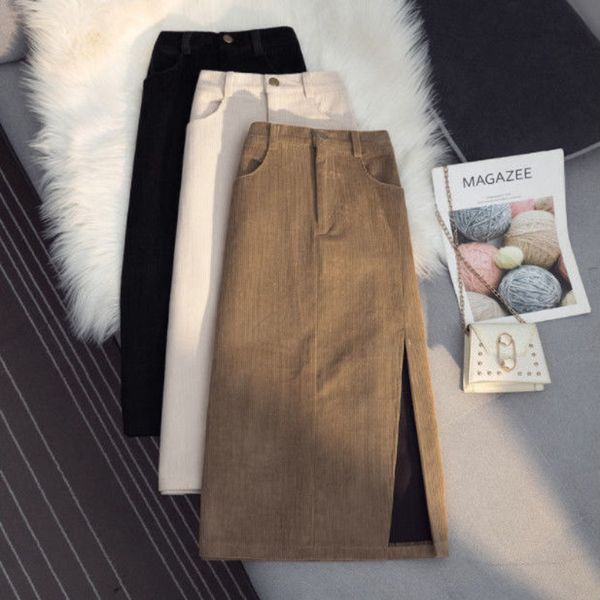 skirts womens vintage high waist plus size aline hip slim long split large corduroy 230217, Black
skirts womens vintage high waist plus size aline hip slim long split large corduroy 230217, Black