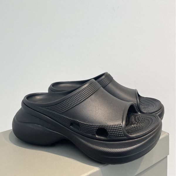 brand designer slippers couple bc co-branded hole shoes eva rubber anti-slip thick slippers sandals foam runners slides size 35-45, Black
brand designer slippers couple bc co-branded hole shoes eva rubber anti-slip thick slippers sandals foam runners slides size 35-45, Black