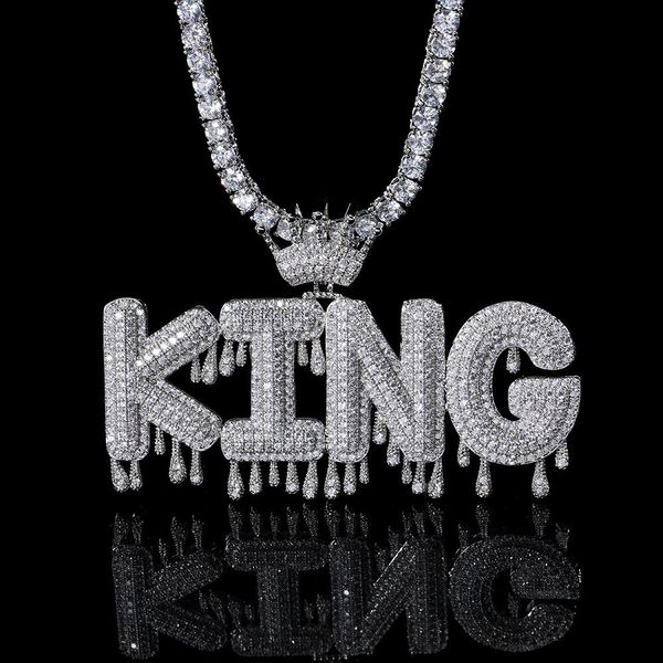 men women necklace pendants crown water-drop letters figure splice pendant necklace copper set zircon personality necklace for men and women, Silver
men women necklace pendants crown water-drop letters figure splice pendant necklace copper set zircon personality necklace for men and women, Silver