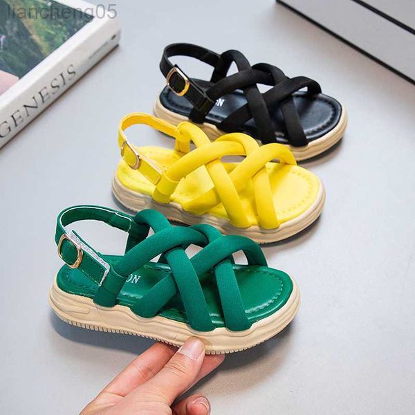 sandals 2022 summer fashion girls sandals cross buckle openwork solid color children's sandals breathable casual child shoes w0217, Black;red
sandals 2022 summer fashion girls sandals cross buckle openwork solid color children's sandals breathable casual child shoes w0217, Black;red