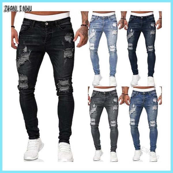 men's jeans streetwear fashion black ripped jeans men skinny slim fit blue hip hop denim trousers casual jeans for men jogging jean hom
men's jeans streetwear fashion black ripped jeans men skinny slim fit blue hip hop denim trousers casual jeans for men jogging jean hom