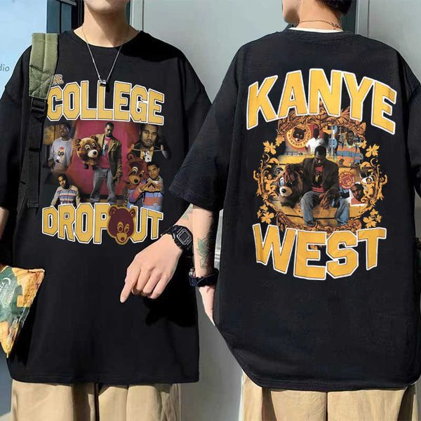 men's t-shirts rapper college dropout music album bear print tshirt men's cool t shirt men women oversize black hip hop tshirt j23, White;black
men's t-shirts rapper college dropout music album bear print tshirt men's cool t shirt men women oversize black hip hop tshirt j23, White;black