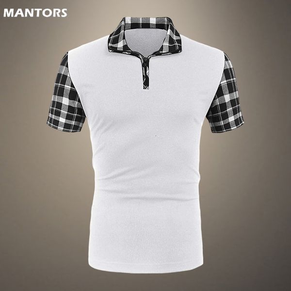 men's polos fashion short sleeve mens polos shirts lapel casual polos homme slim fit business men's t-shirts patchwork summer 230, White;black
men's polos fashion short sleeve mens polos shirts lapel casual polos homme slim fit business men's t-shirts patchwork summer 230, White;black