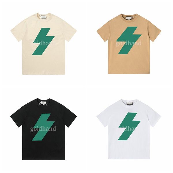 men women summer t shirt letter printed round neck tees lightning logo printed hip hop tees short sleeve, White;black
men women summer t shirt letter printed round neck tees lightning logo printed hip hop tees short sleeve, White;black