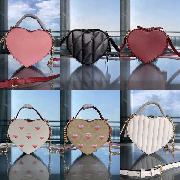 heart bag crossbody designer bag leather shoulder bags elegant printed work handbag lady chain fashion bags pink purses 221110
heart bag crossbody designer bag leather shoulder bags elegant printed work handbag lady chain fashion bags pink purses 221110