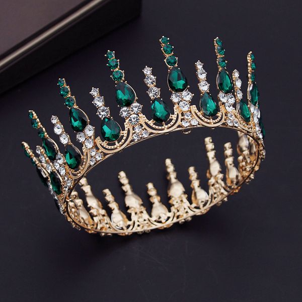 wedding hair jewelry gorgeous green crystal circle diadem royal queen king bridal crown round tiaras headdress prom party bride 230216, Slivery;golden
wedding hair jewelry gorgeous green crystal circle diadem royal queen king bridal crown round tiaras headdress prom party bride 230216, Slivery;golden
