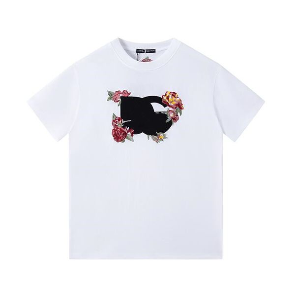 rose embroidery designer t shirt summer short sleeve men women tshirt tee mens clothes, White;black
rose embroidery designer t shirt summer short sleeve men women tshirt tee mens clothes, White;black