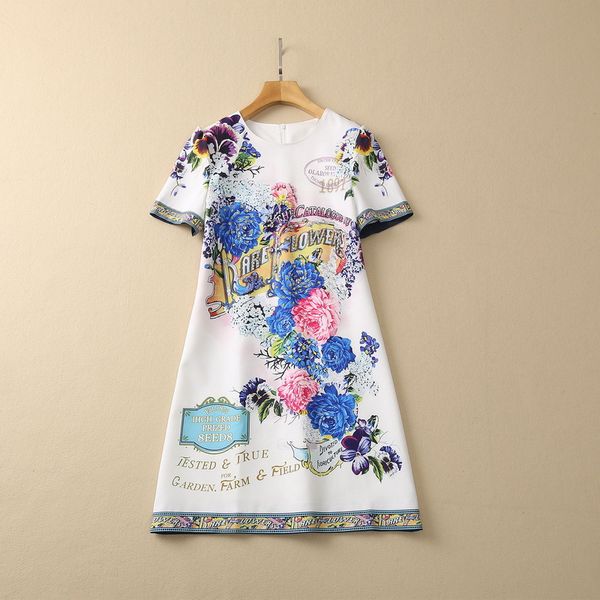casual dresses european and american women's clothes 2023 spring new round neck short sleeve beaded flower print fashion dress, Black;gray
casual dresses european and american women's clothes 2023 spring new round neck short sleeve beaded flower print fashion dress, Black;gray