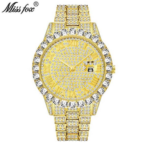 women's watches missfox new trend fashion waterproof hip hop full diamond men's watch bracelet, Slivery;golden
women's watches missfox new trend fashion waterproof hip hop full diamond men's watch bracelet, Slivery;golden