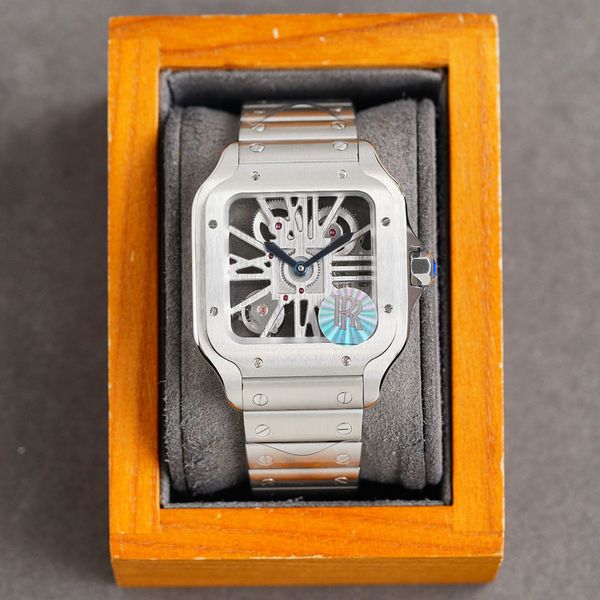 watches wristwatches hollow mens watch automatic mechanical sapphire 39.8mm business double folding clasp montre de luxe, Silver
watches wristwatches hollow mens watch automatic mechanical sapphire 39.8mm business double folding clasp montre de luxe, Silver