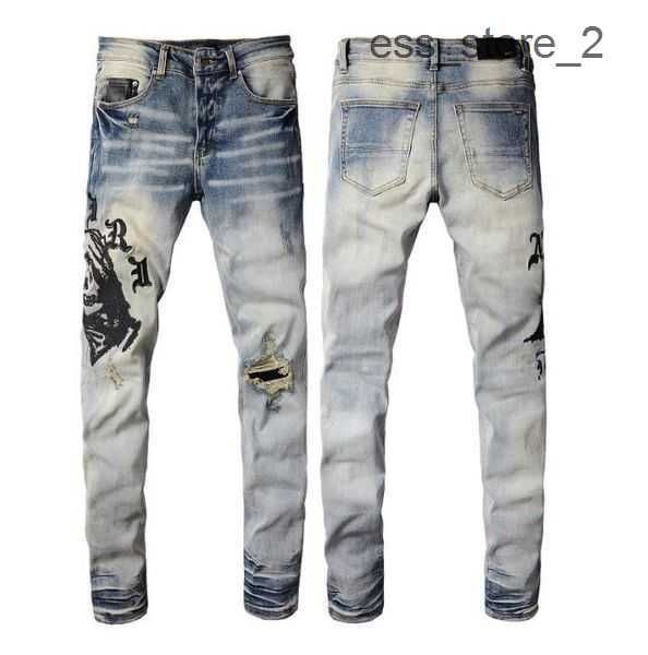 am new varsity embroidery superior quality mens jeans distressed motorcycle biker jean rock skinny slim ripped hole letter brand hip hop 8 e, Blue
am new varsity embroidery superior quality mens jeans distressed motorcycle biker jean rock skinny slim ripped hole letter brand hip hop 8 e, Blue