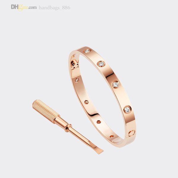 designer bracelet women love bracelets mens bangle carti bracelet 10 diamonds rose gold luxury jewelry titanium steel gold-plated never fade, Black
designer bracelet women love bracelets mens bangle carti bracelet 10 diamonds rose gold luxury jewelry titanium steel gold-plated never fade, Black