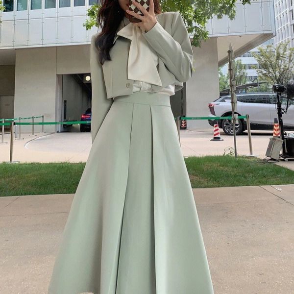 two piece dress autumn elegant skirt set women solid sweet party midi suit female casual korean fashion chic long 230216, White
two piece dress autumn elegant skirt set women solid sweet party midi suit female casual korean fashion chic long 230216, White