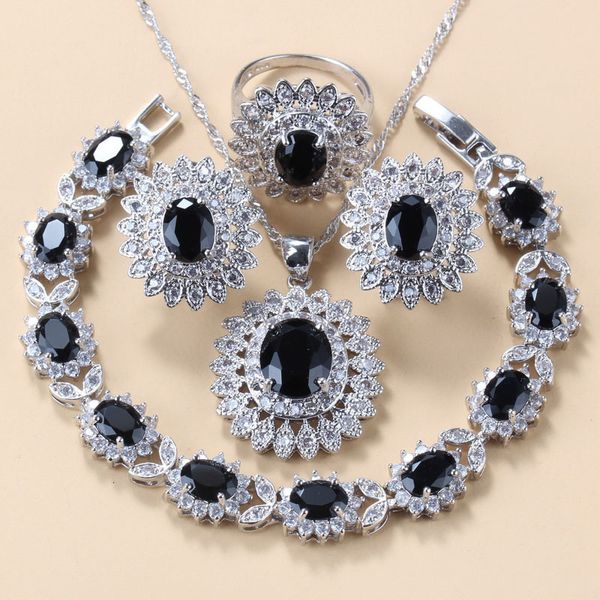 wedding jewelry sets fashion 925 mark big set costume black cubic zirconia sunflower clip earrings necklace bracelet and ring 230216, Slivery;golden
wedding jewelry sets fashion 925 mark big set costume black cubic zirconia sunflower clip earrings necklace bracelet and ring 230216, Slivery;golden