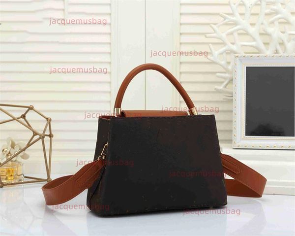 women capucines bag handbag tote designer shoulder crossbody bags woman luxurious leather messenger wallet fashion flip hasp satchels hobo p