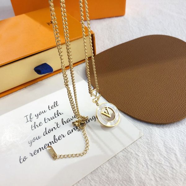 women luxury designer necklace choker chain 18k gold plated rose gold plated stainless steel flower letter pendants statement jewelry, Silver
women luxury designer necklace choker chain 18k gold plated rose gold plated stainless steel flower letter pendants statement jewelry, Silver